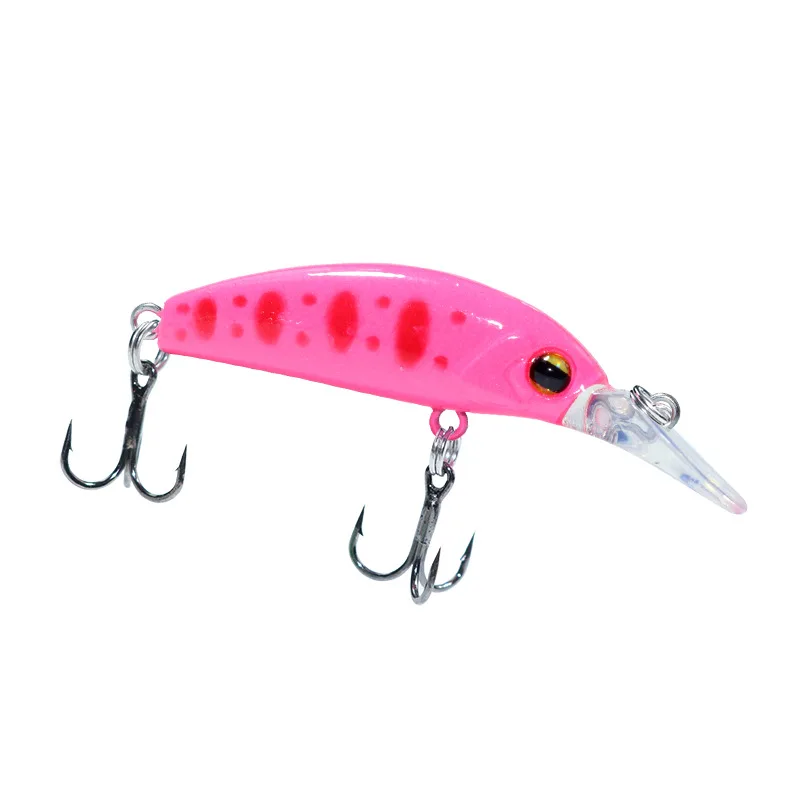 SWOLFY nuevo señuelo de pesca Mini Minnow señuelo 50mm 3,6g cebo duro Artificial con anzuelos de alta calidad Crankbaits - imagen 4