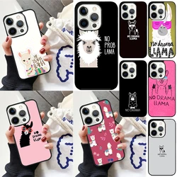 Funda protectora No Drama Lama para iPhone 17 Air/16/15/14/12/13/11/Pro Max
