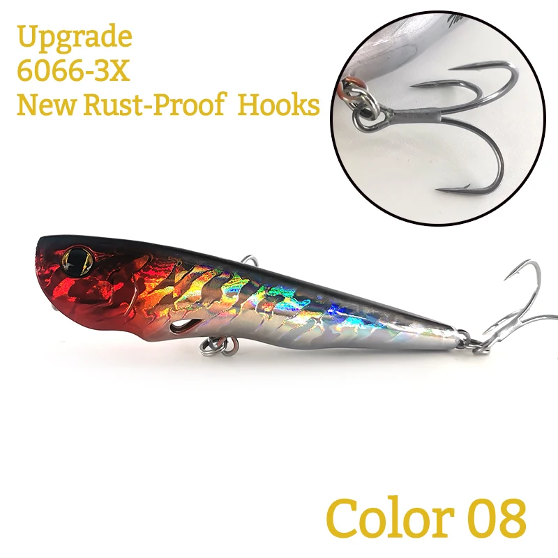Castfanatic JS90 Popper - Señuelo de superficie para trucha grande - imagen 5
