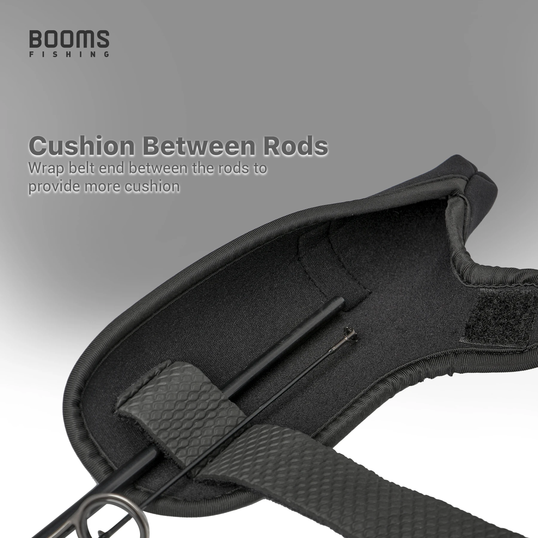 Booms-señuelo de pesca RS5, Protector de cabeza de caña, correas de cinturón, envoltura para cañas de pescar con mosca, tirantes, aparejos de herramientas de pesca, accesorios - imagen 5