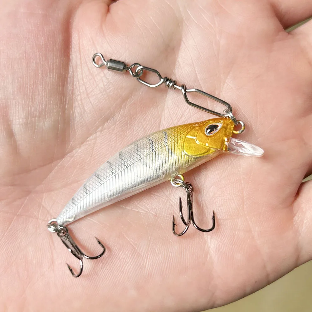 DNDYUJU 20 piezas barril de pesca inoxidable giratorios Snap Clip de alta resistencia señuelo conector de pesca accesorios de pesca - imagen 5