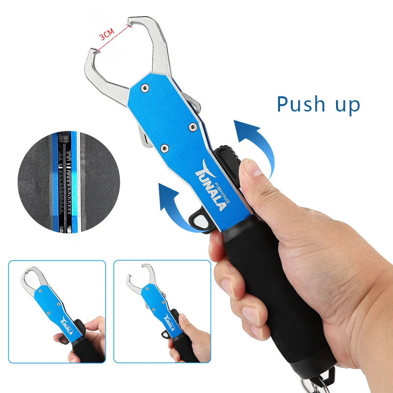 Clip de pesca de aleación de aluminio con agarre de pescado, señuelo de pesca al aire libre, herramientas de pesca, 3 colores - imagen 5