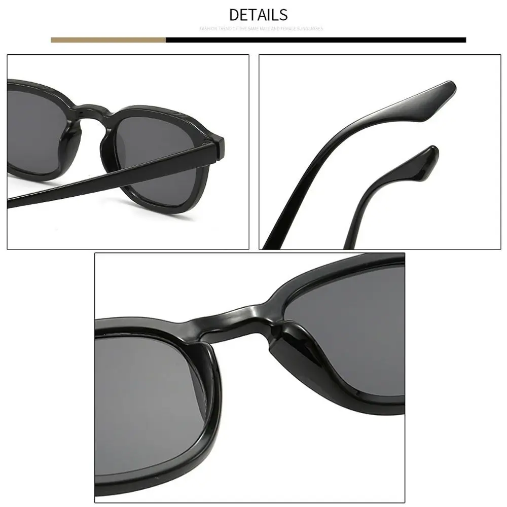 Gafas de sol Retro Punk para exteriores, gafas de sol simples con protección solar, tonos negros, accesorios de decoración, gafas de sol de pesca para mujer y hombre - imagen 4