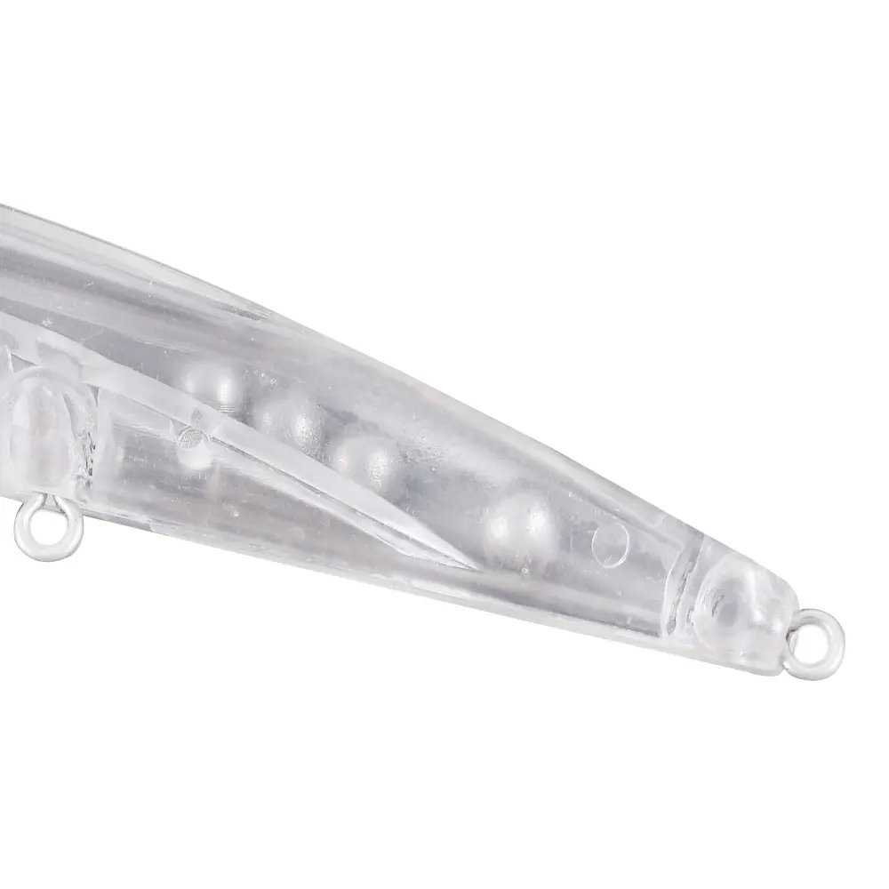 Señuelos Minnow sin pintar – Cuerpos duros transparentes para Jerkbait y Wobbler - imagen 5