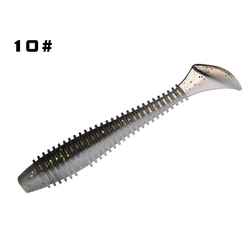 Señuelos blandos de pesca de 55mm, cebos de plástico artificiales de silicona, venta de liquidación ligera, suministros de pesca de alta calidad, nuevo