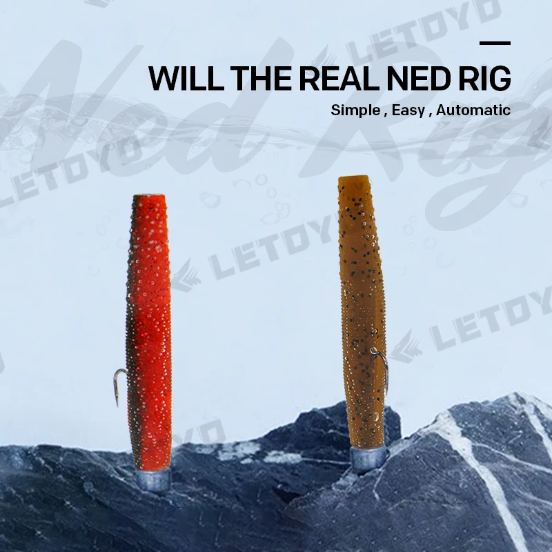 LETOYO-señuelo de gusano Senko flotante de 2,75 pulgadas, cebo Artificial de plástico, Wobbler, para lubina, percha, trucha, Tpr, Stickbait - imagen 5