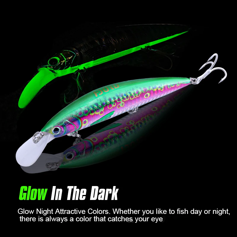 Señuelo de Pesca Jerkbait FJORD Hundimiento Luminoso - imagen 5