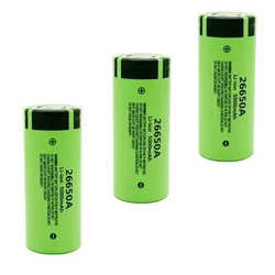 Batería Panasonic 26650A recargable – Litio alta capacidad para pesca