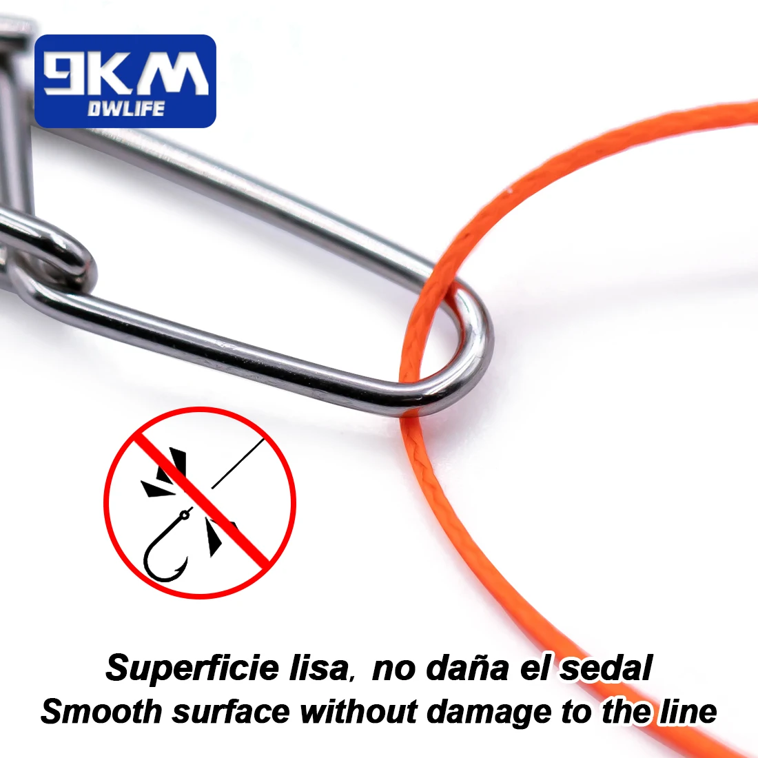 Broche de pesca de 50 ~ 200 piezas, pasador de cebo, enlace de bloqueo Duo, cambio rápido, Clips de Crankbait, Conector de señuelo de pesca de acero inoxidable - imagen 5