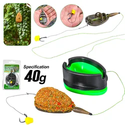 Kit alimentador de carpa Sougayilang molde lanzador
