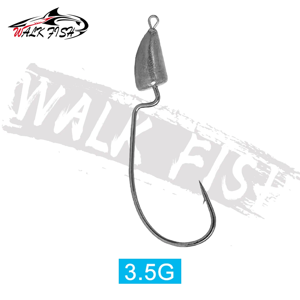 Walk Fish Jighead 3,5g a 10g – Anzuelos para pesca con vinilo - imagen 5