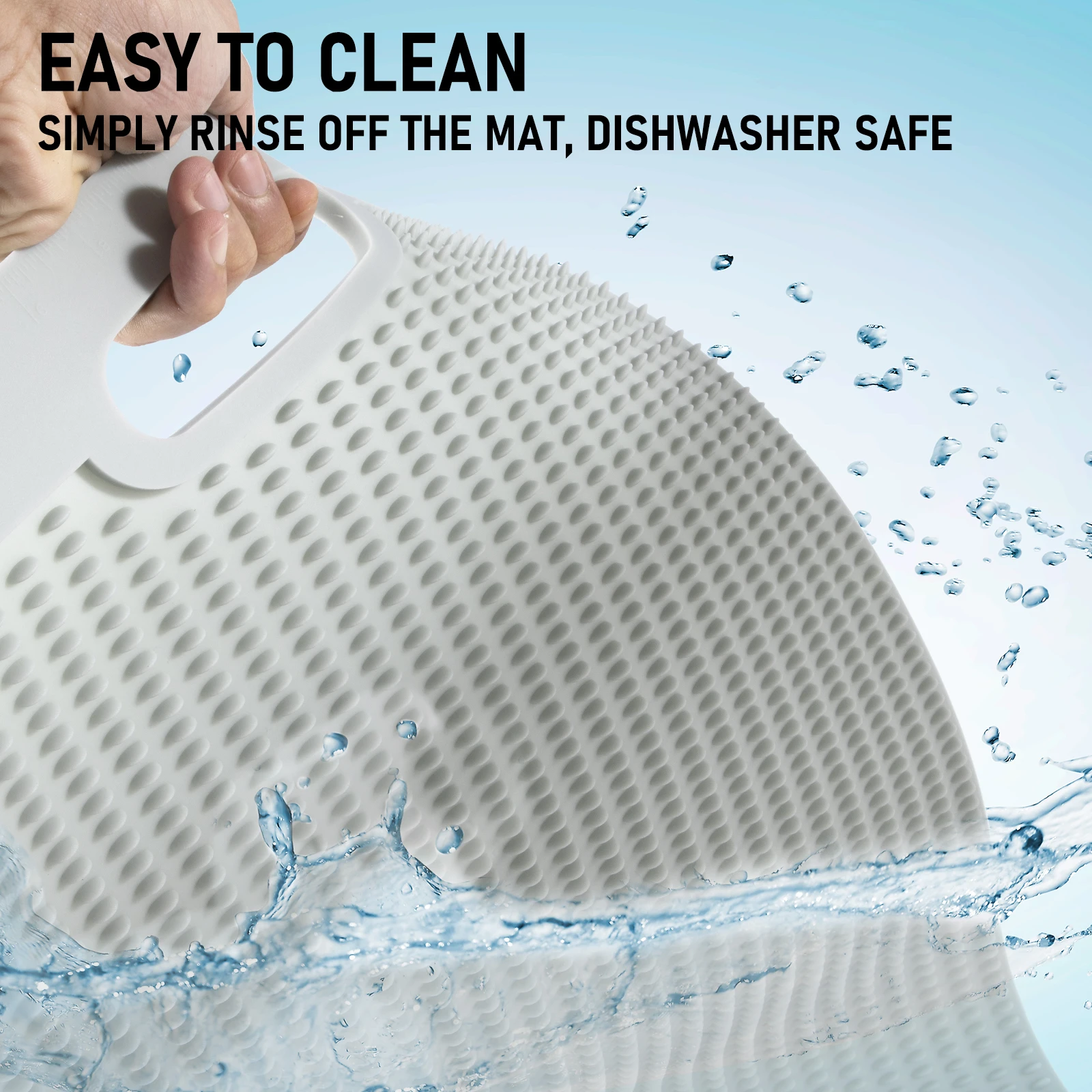 Tabla de cortar antideslizante para filetes de pescado, alfombrilla para filetes de pescado, empuñaduras de limpieza, fácil de filetear, tablero de corte de cebo resistente para mesa de filetes - imagen 3