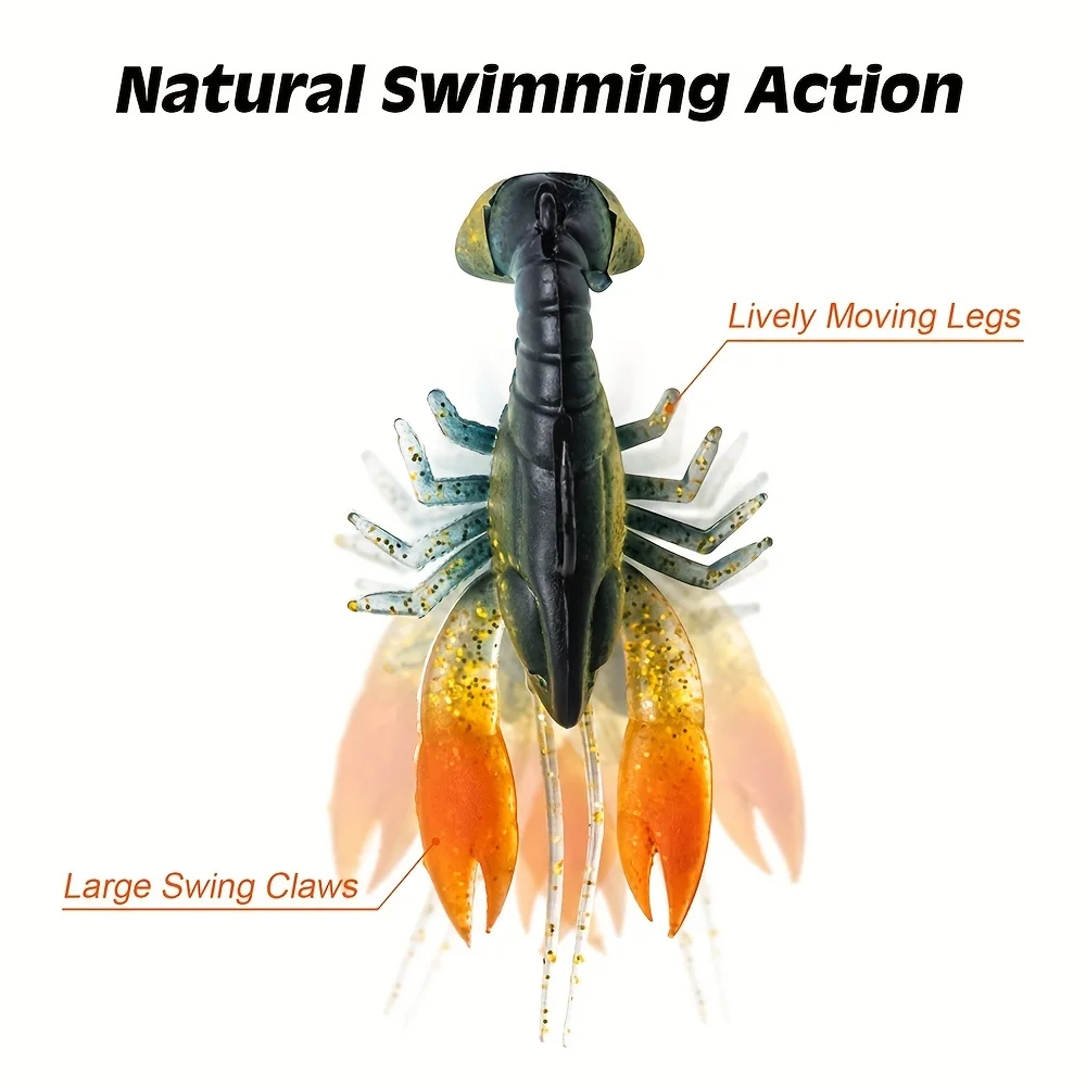 Acción de natación natural