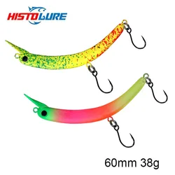 Señuelo de pesca de trucha, 60mm, 3,8g, manivela de pececillo que se hunde, Wobbler, área de gancho único, corriente de trucha, cebo Artificial de agua dulce