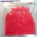 red hard  beads