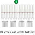 green and battery