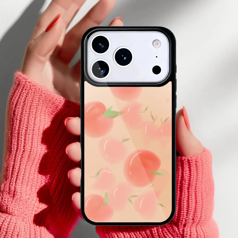 Detalle del diseño frutal en la funda