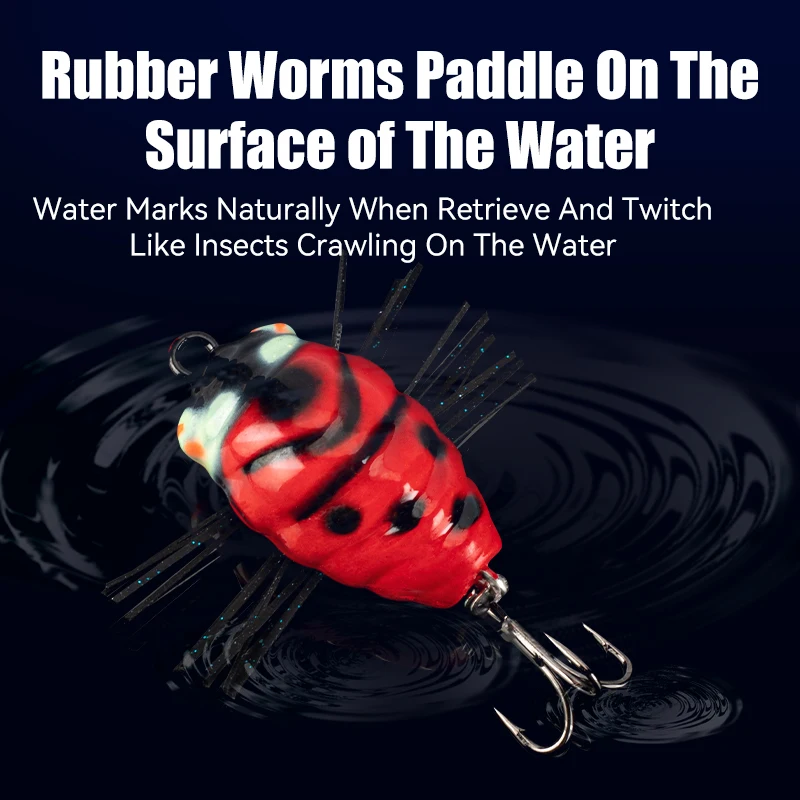 Señuelo Topwater LeyDUN MicroBug espuma PU – Cebo flotante de insectos - imagen 5