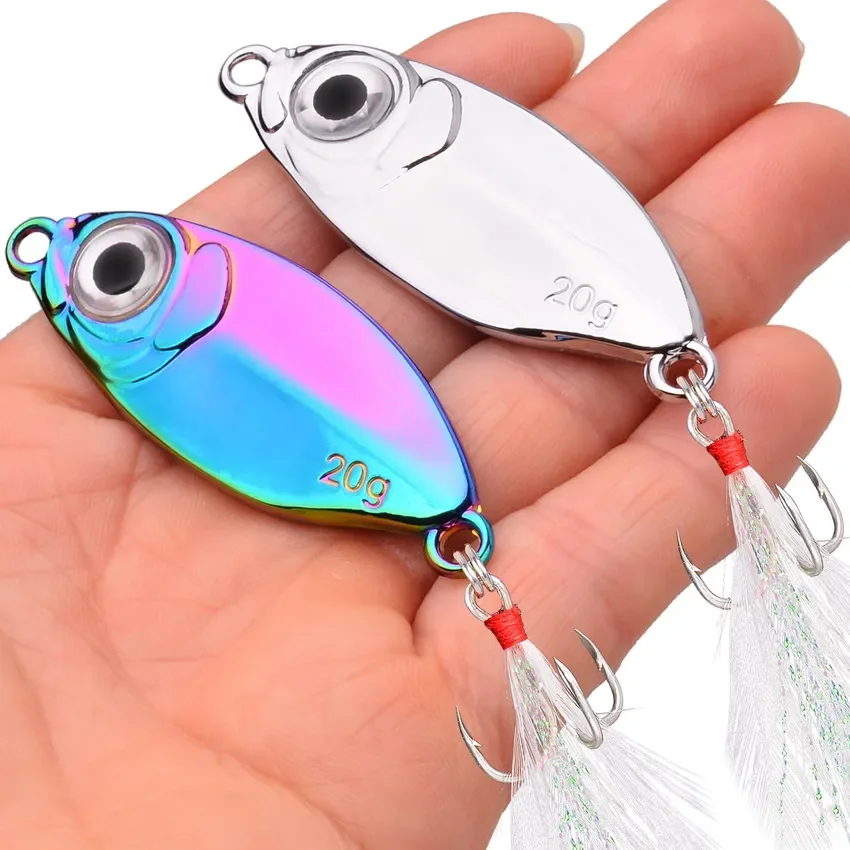 Señuelo VIB Metálico – Cuchara de Hundimiento para Pesca - imagen 4