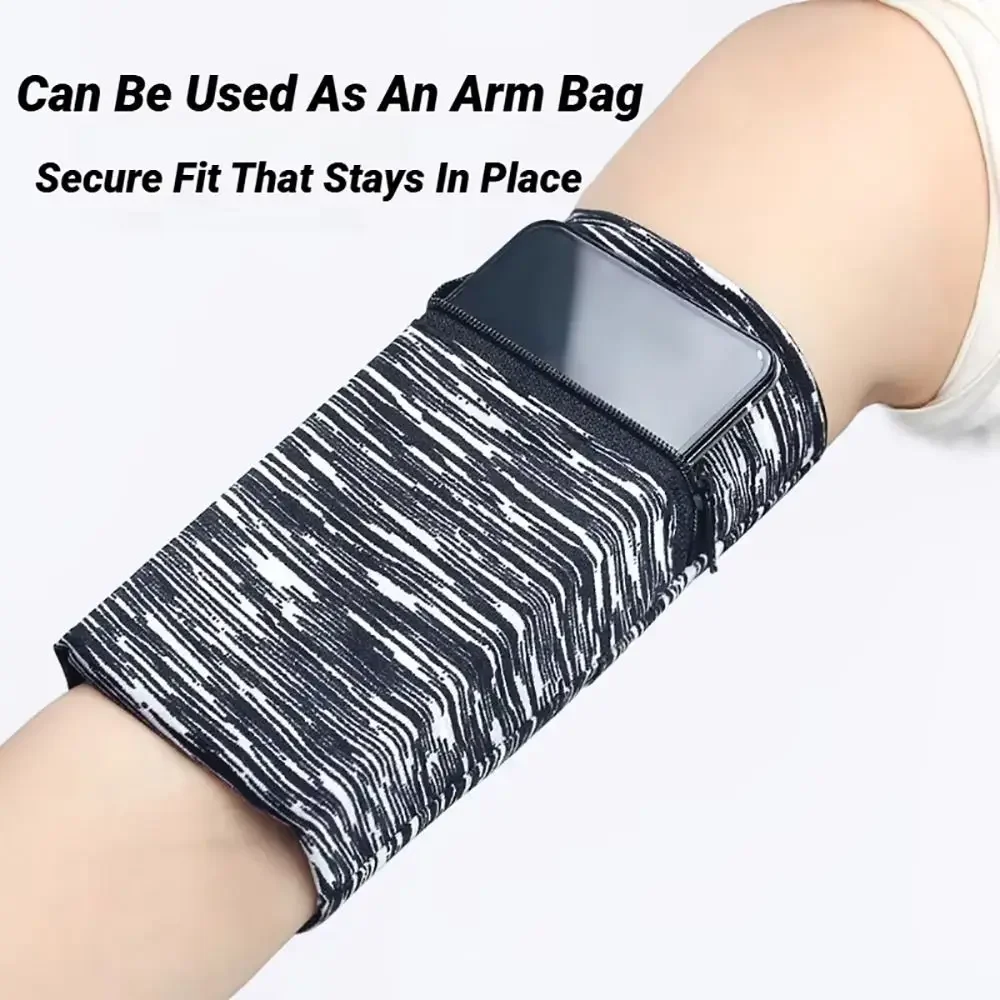 Muñequera deportiva duradera para correr, banda para el sudor, bolsa ligera para brazo, gimnasio, Fitness, ciclismo, pulsera para tarjeta de llave de teléfono, 1 Uds.