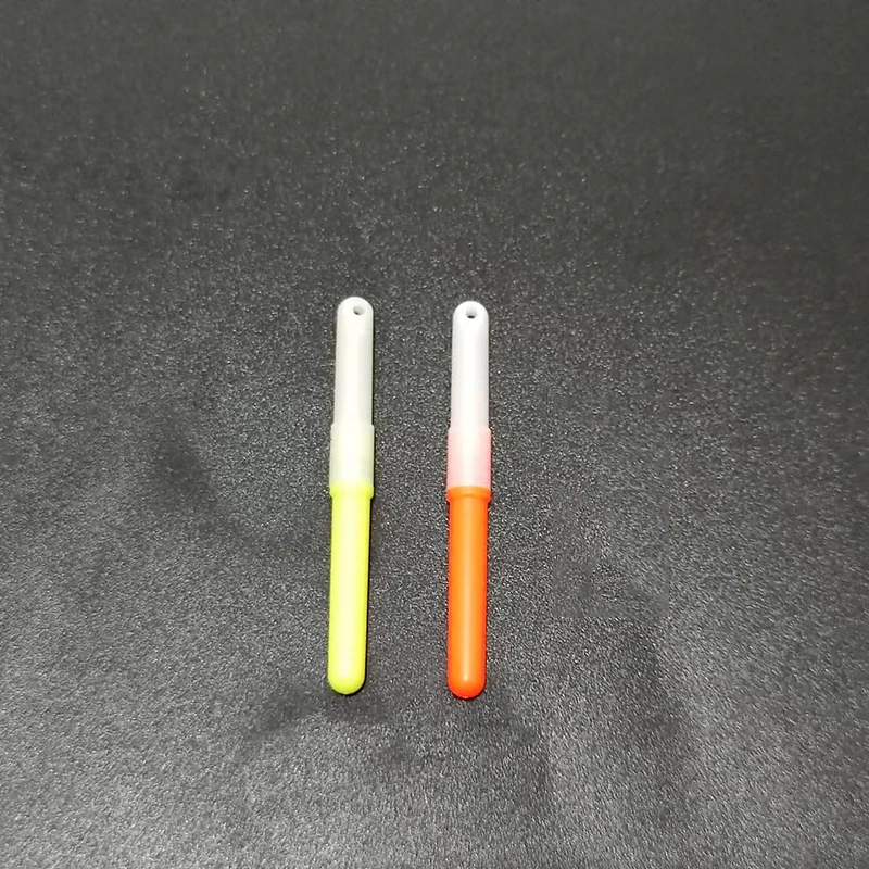 Barra de luz electrónica con batería, lámpara LED impermeable, flotador, accesorio Bobber, aparejos de pesca nocturna CR311 CR322 CR425 A531, 2 uds. - imagen 3