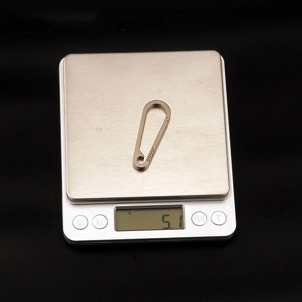 LLavero de aleación de titanio Real para hombre, colgante de hebilla de cintura superligero, multiestilos, alta calidad, regalo de creatividad masculina - imagen 2