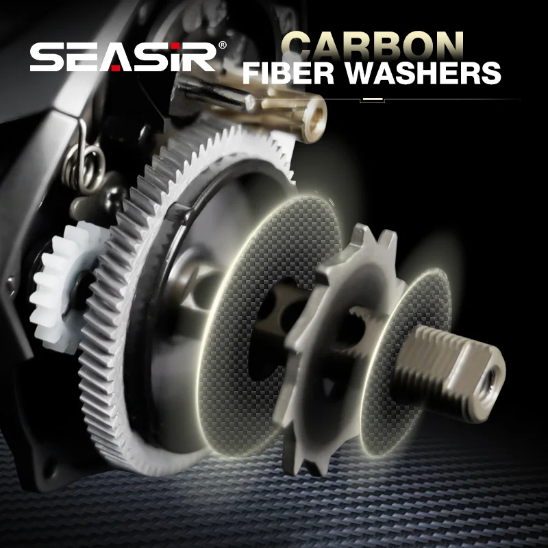 Seasir P-Series Cast Pro – Carrete Baitcasting BFS ultraligero 7,6:1 - imagen 4