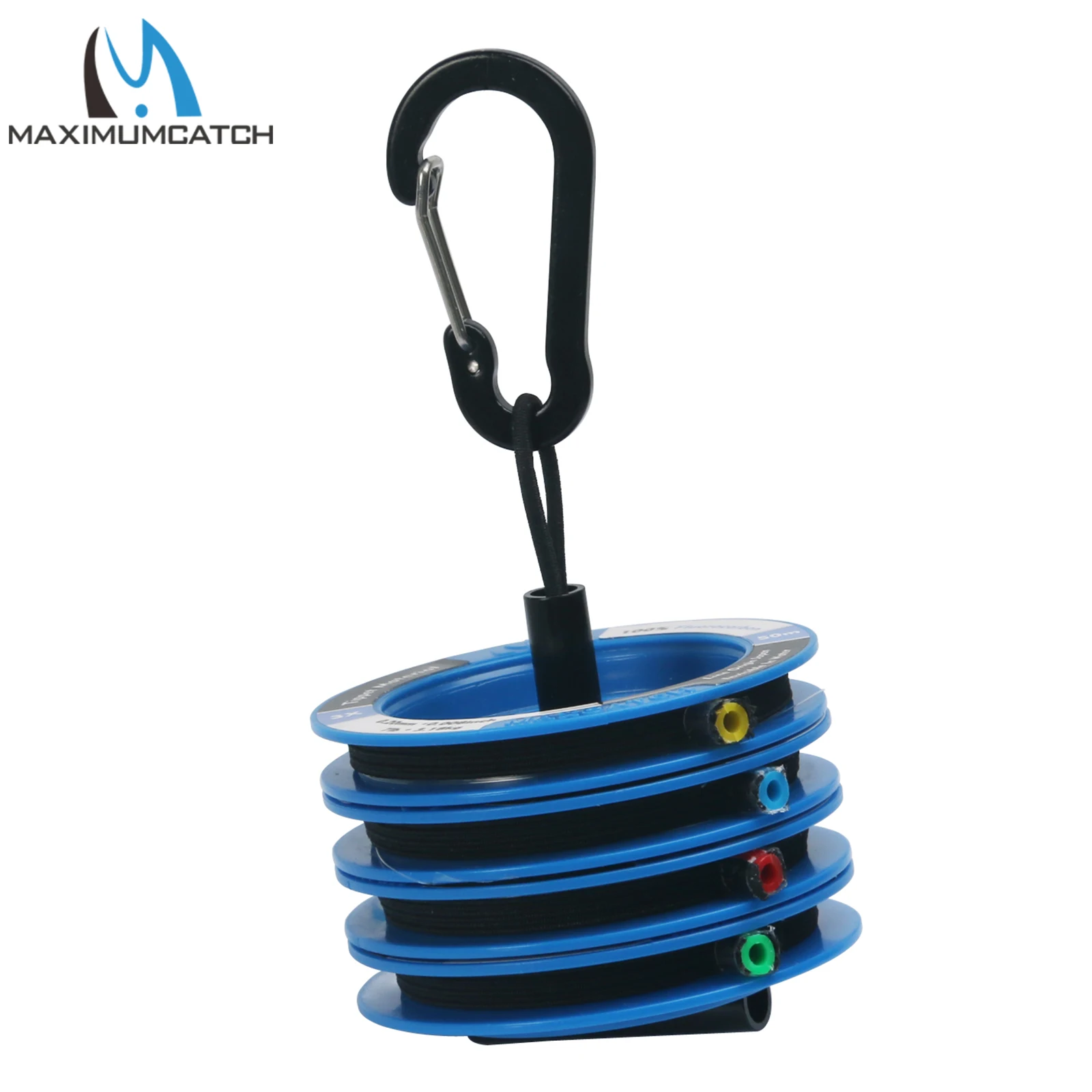 Maximumcatch-línea de pesca con mosca Tippet 100% de fluorocarbono, 50m/55Yds 1X-6X, líder con soporte y Tender - imagen 5