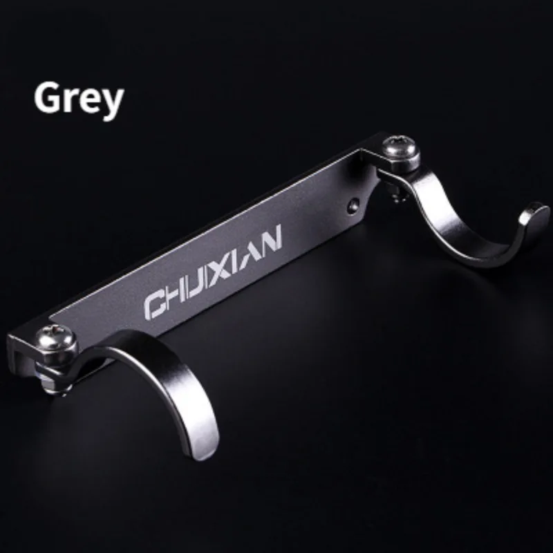 Caja de pesca de Color aleatorio de 80g, accesorios de suspensión rápida, poste montado lateral, luz colgante, aleación de aluminio y magnesio duro, portátil - imagen 5