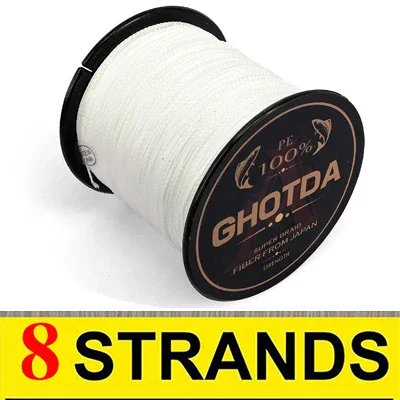 8 Strands White