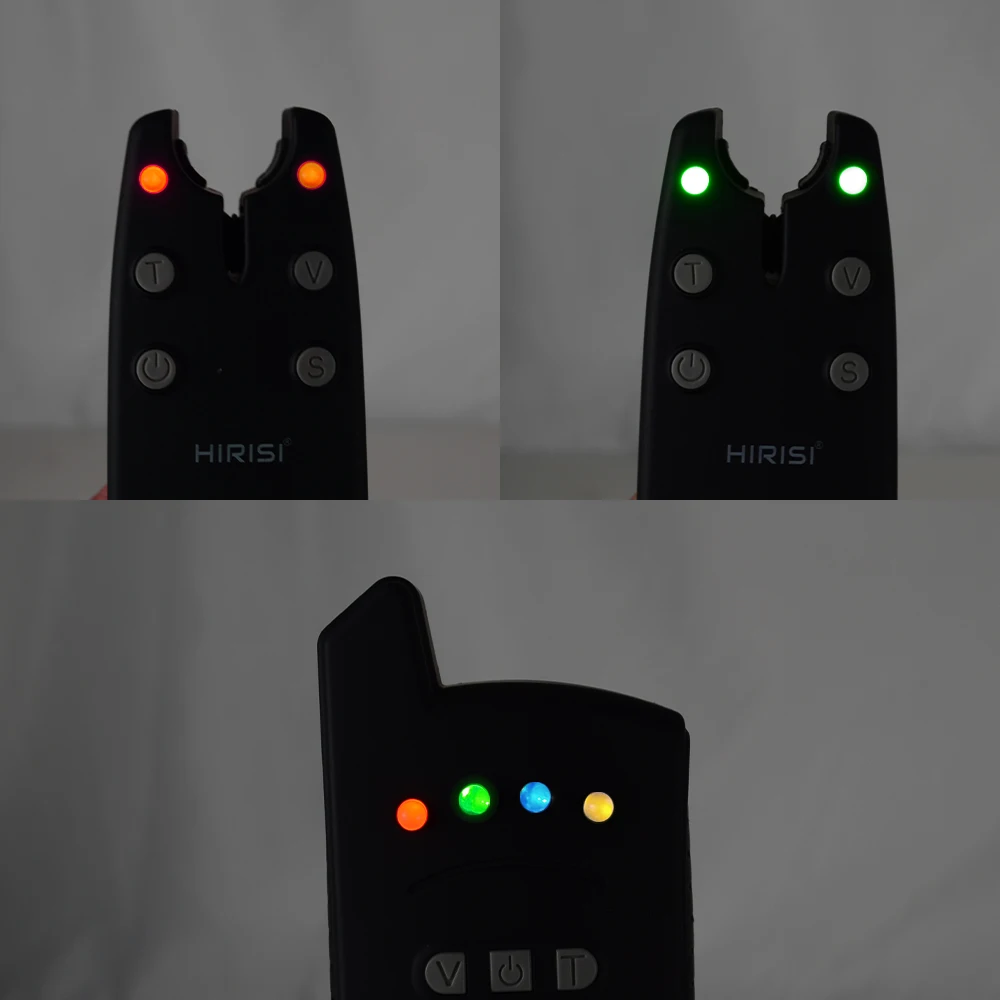 Juego de alarma de pesca de carpa 1 + 2 alarmas de mordedura inalámbricas para indicador de mordedura de pesca gruesa de carpa B1235 - imagen 5