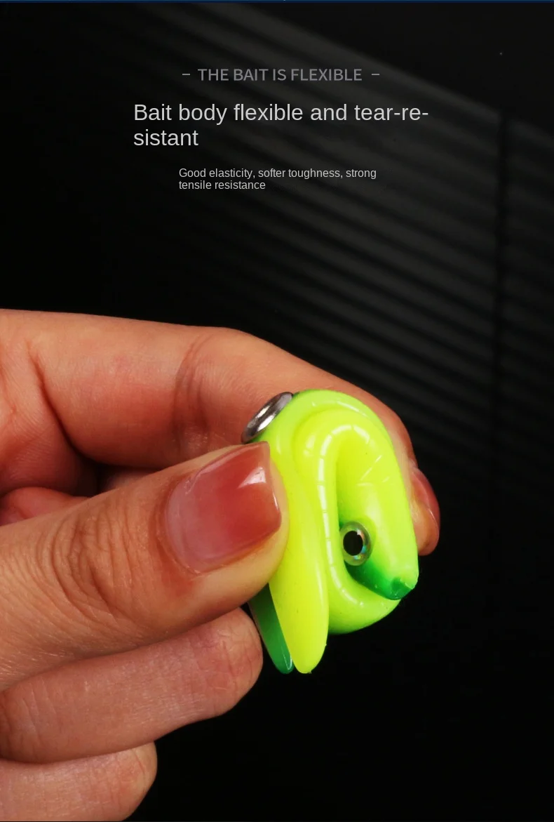 Cebo flexible y duradero diseñado para necesidades de pesca versátiles