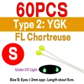60pcs YGK S FLC