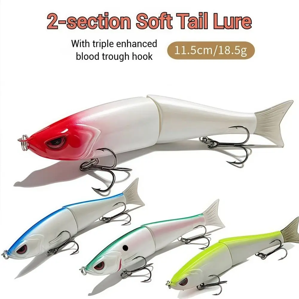 Swimbait softtail deslizante biónico para agua salada y dulce