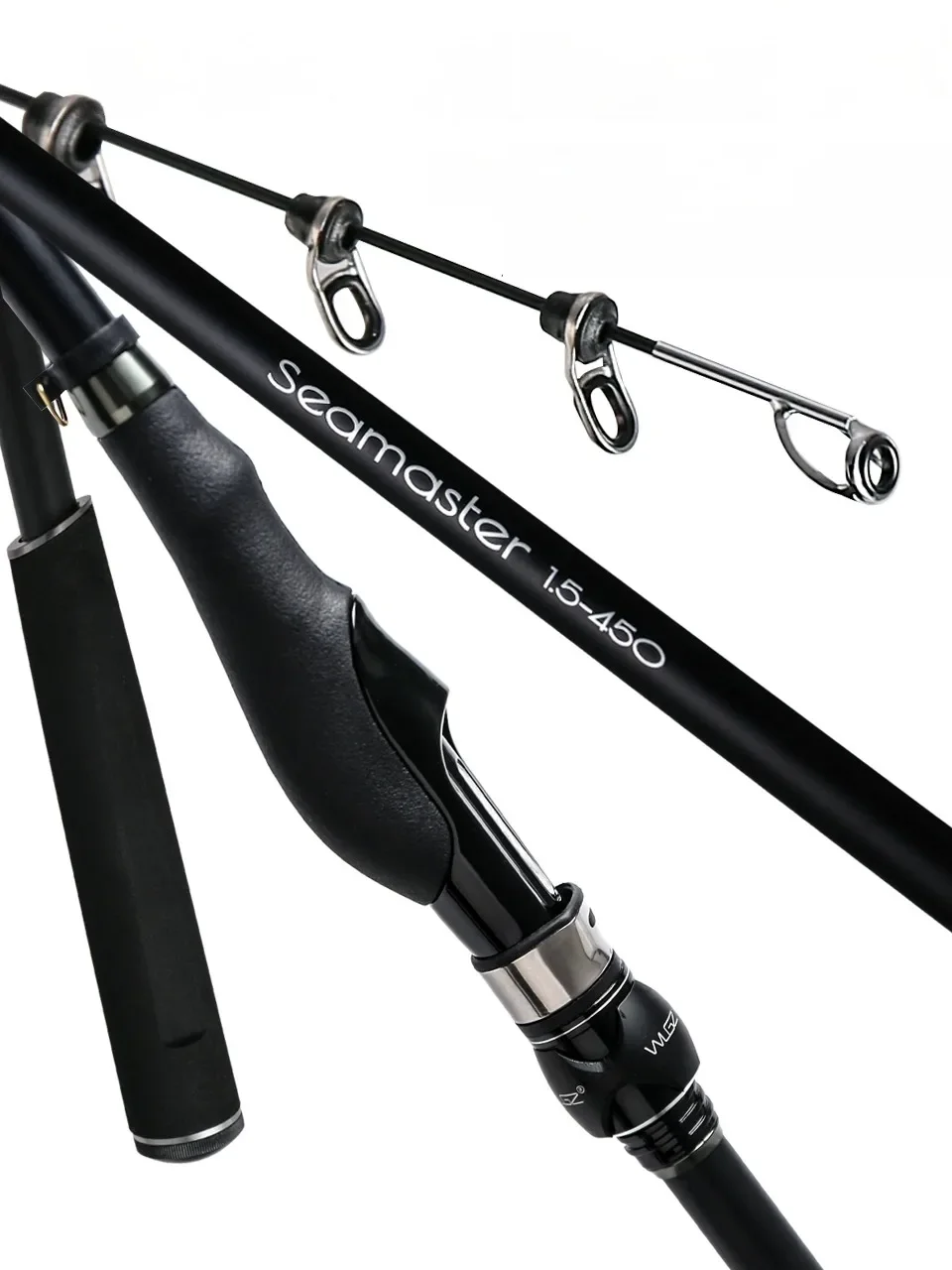 WLGZ-caña de pescar ultraligera Superfina, accesorio de fibra de carbono, telescópica, giratoria, manual, para mar, 1,5 #360 390 450 - imagen 4