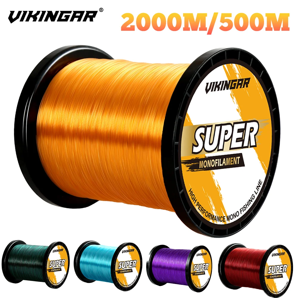 Hilo fluorocarbono resistente para pesca en agua dulce y salada