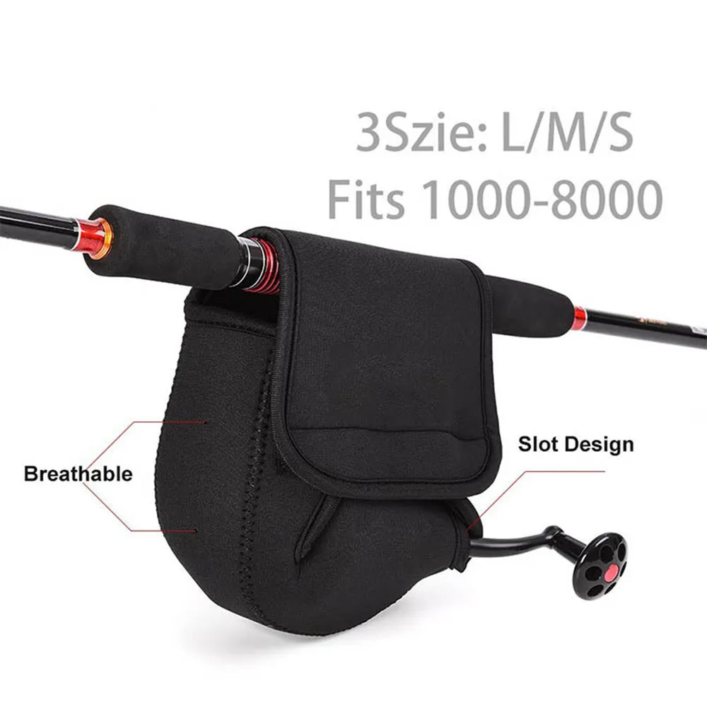 Funda de neopreno impermeable para carrete giratorio, protección - imagen 5