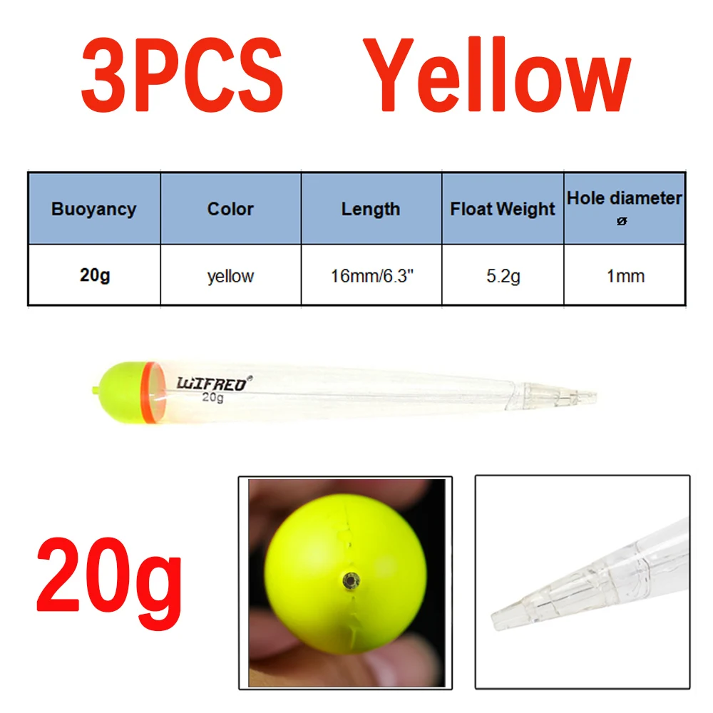 3PCS Yellow20g