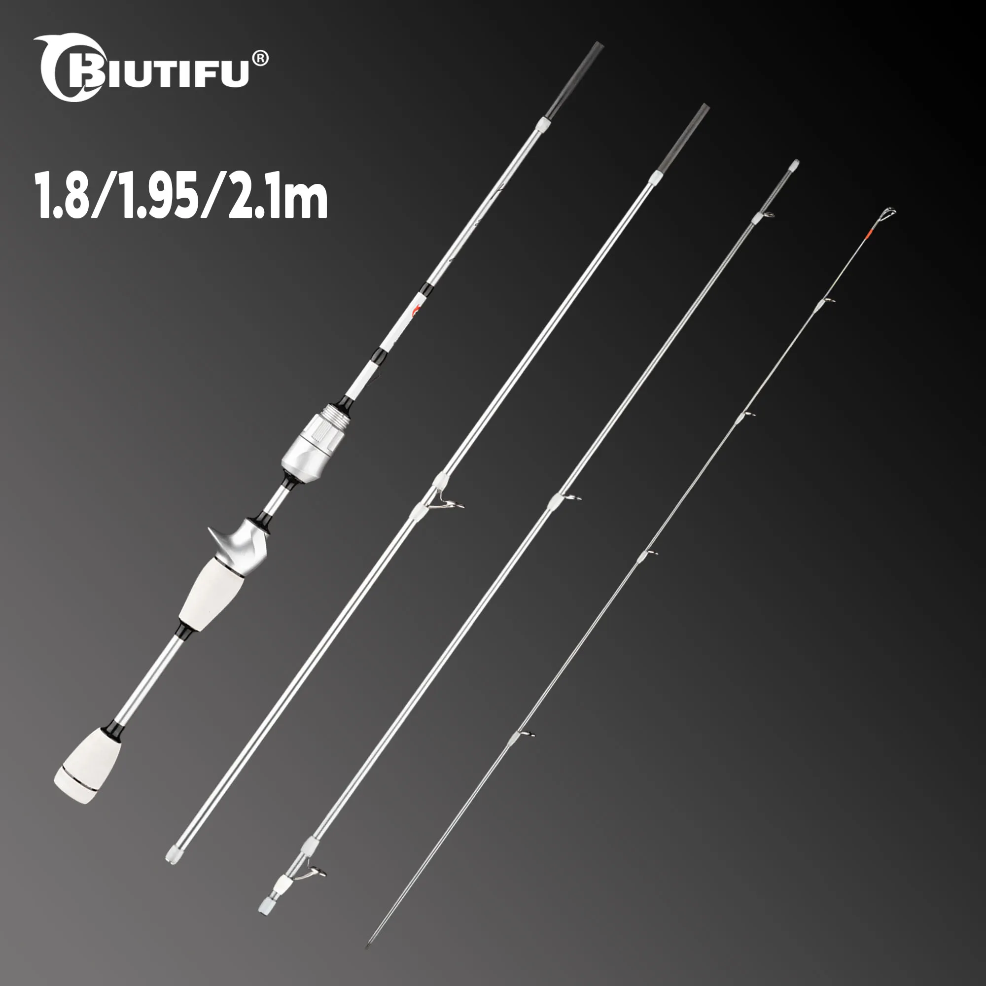 BIUTIFU Spinning Casting XUL – Caña de viaje ultraligera para trucha