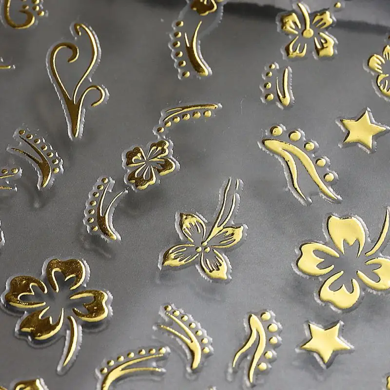 Pegatinas de uñas de 1,5g, materiales seleccionados, temperamento versátil, verano fresco, se muestra, pegatinas decorativas populares, 8cm x 10,5 cm - imagen 2