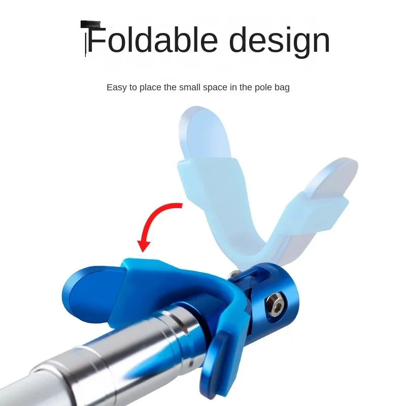 LINNHUE-cabeza de soporte de objeto grande, rebota automáticamente, pliegues frontales, cabeza de garra, antideslizante, estante para caña de pescar, accesorios pequeños - imagen 2