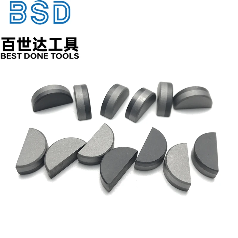 Insertos de corte PDC súper duros 1304 de media pieza para taladro de exploración de pozo geológico - imagen 2