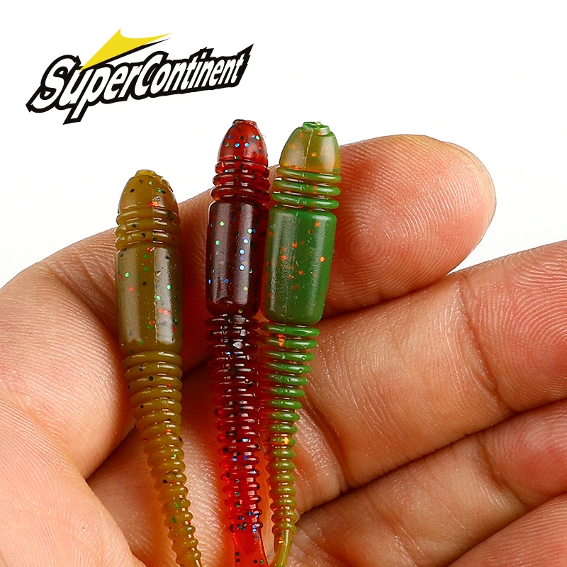 Señuelo de pesca supercontinente con anillo de impacto oscilante, Tioga suave, cebos de 5CM, Swimbait, Jigging, cebos artificiales - imagen 3
