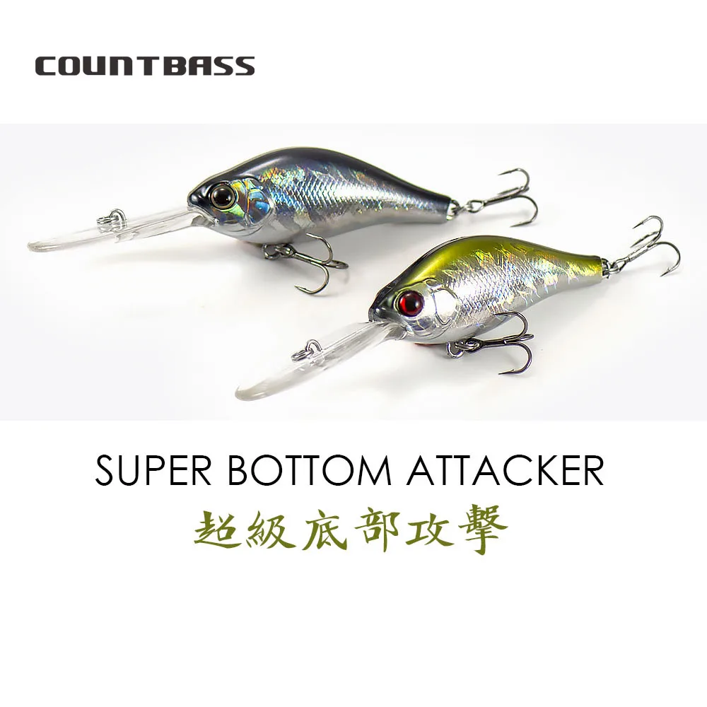 Countbass Hardbaits 65 mm 2-1/2" 14,5 g 1/2 oz. Buceo 4m 13' flotante profundo Crankbait Hard Leurres Wobbler Señuelos de pesca - imagen 3