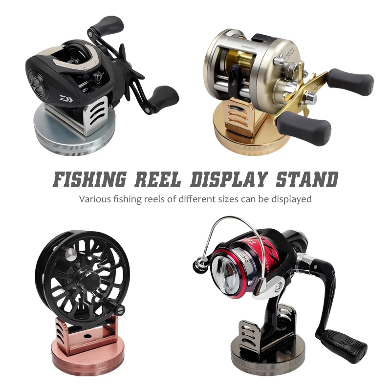 New Fishing Reels Holder Spinning Reel Display Shelf Baitcast Reel Rack Casting Reel Base Fly Reel Storage Tool Carp Sea Tackle - imagen 3