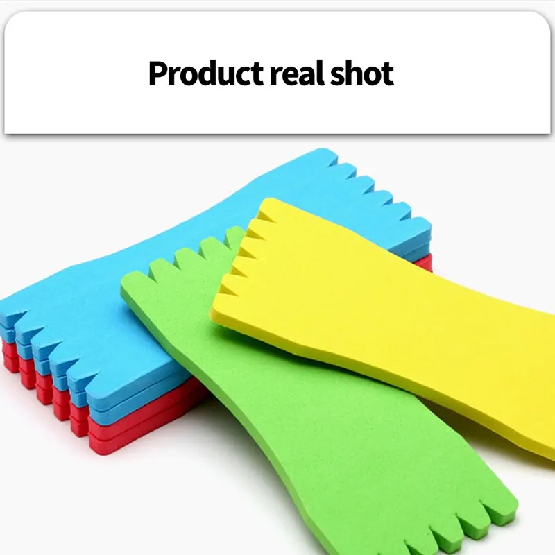 Tabla de bobinado de espuma EVA, 10 Uds., 12cm, placa para sedal de Pesca, almacenamiento de anzuelos, soporte para envoltura de alambre, aparejos, accesorios de herramientas, Pesca - imagen 2