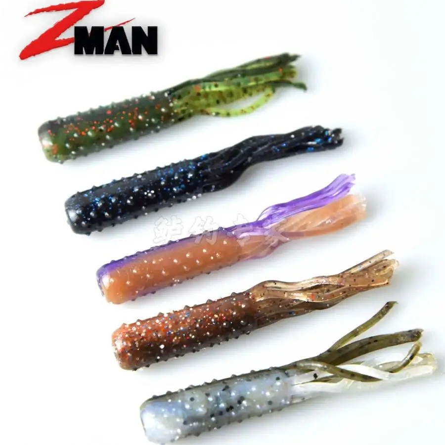 Zman US importó TRD Tubez cebo suave medusa palo insecto Luya cebo falso, grupo de pesca Ned fino - imagen 5