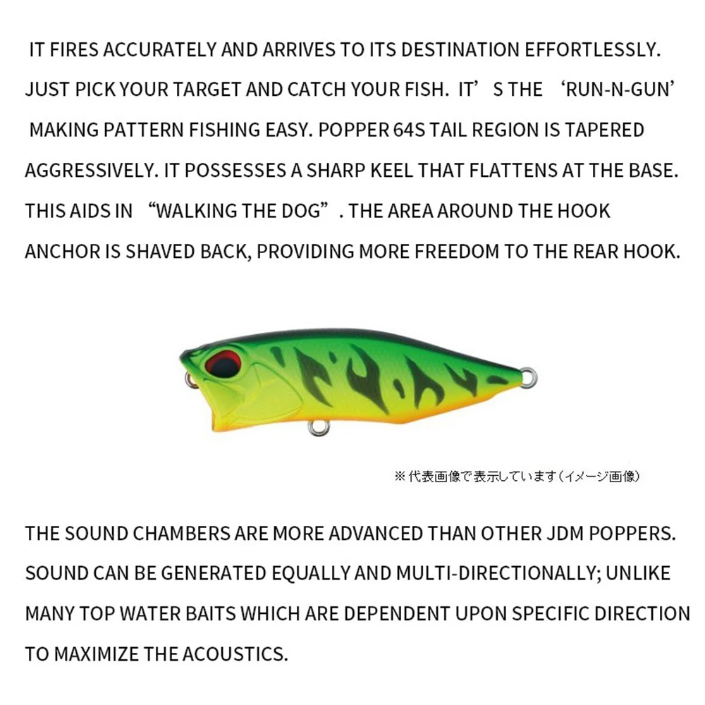 Señuelo de pesca de 6,4 cm y 9g, Micro Popper Wobbler de tiro largo flotante, Jerkbait Swimbait, cebo duro Artificial para trucha y lubina - imagen 5