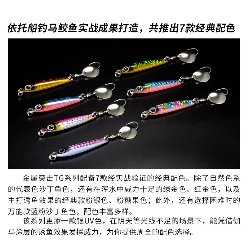 Ocea Metal Shot TG – Yummy Jig tungsteno con purpurina para atún lubina - imagen 3