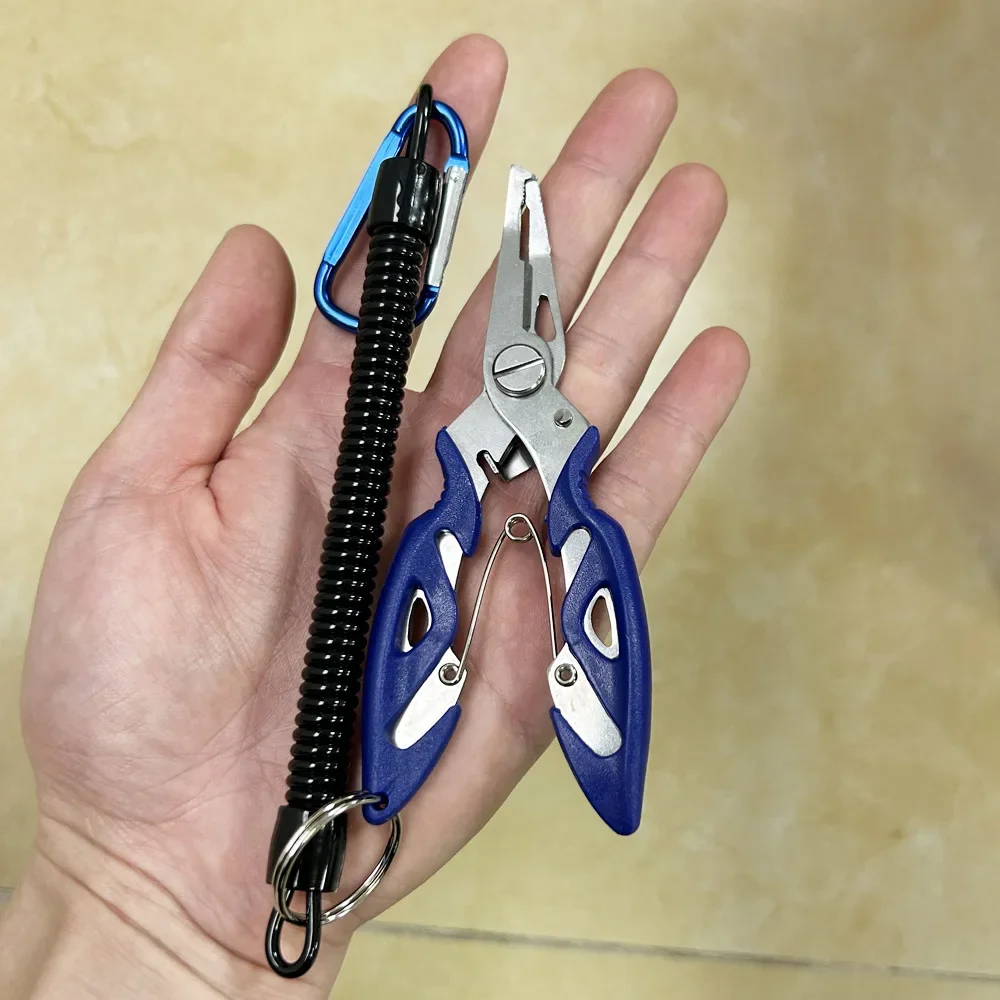 Alicates multifuncionales de boca curva para carretera, líneas de corte, desacoplamiento de anzuelos, bobinas de apertura, herramientas de pesca al aire libre - imagen 3
